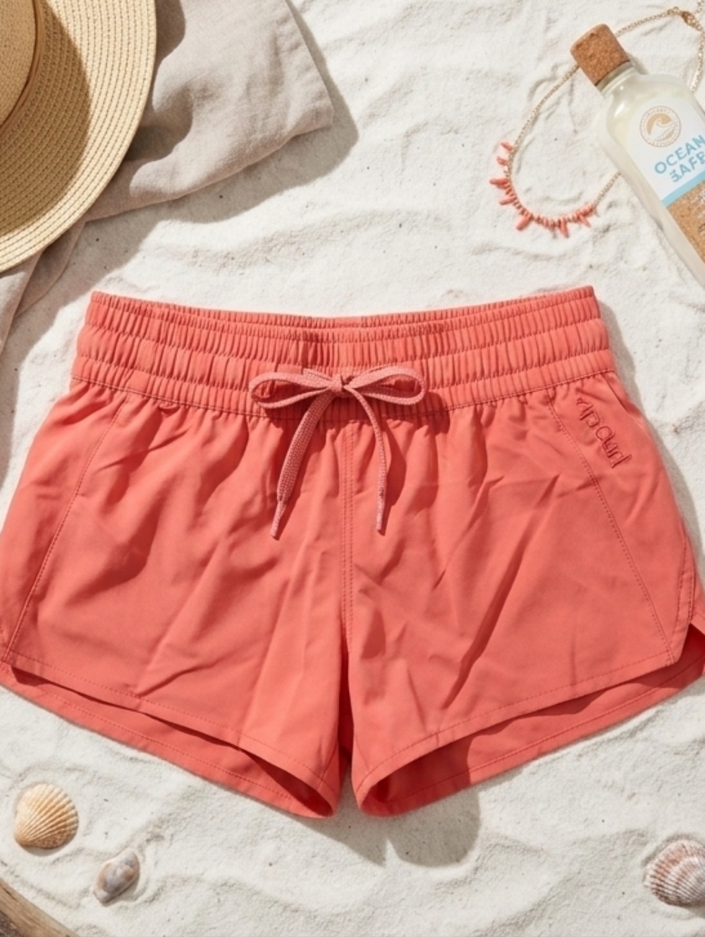 Rip Curl Women's Small Premium Surf Board Shorts - Coral Pink NWT
